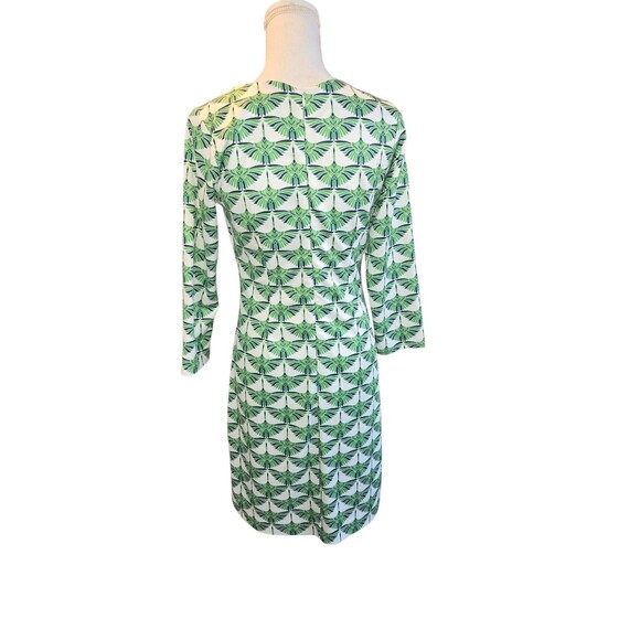 CK Bradley Hudson 3/4  Sleeve Shift Dress in bird Print small - Picture 3 of 8